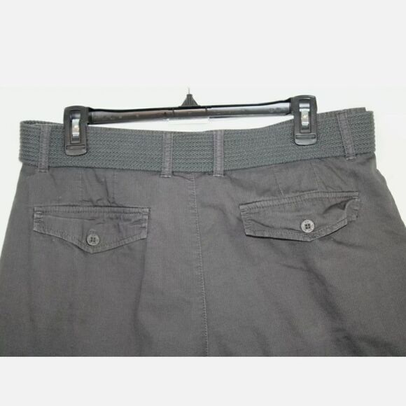 NAT BY NAT NAST GRAY MENS SHORTS WITH BELT SIZE 34 - Picture 6 of 6